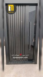 درب ضد سرقت روی فلز شیشه خور سکوریت - تصویر 3