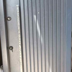درب ضدسرقت الین روی فلزی پشت CNC رنگ