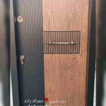 درب ضدسرقت ترکیبی بلوط مدرن CNC رنگ