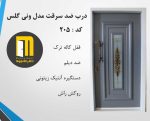درب ضدسرقت ونی گلس شیشه خور: راش رنگ کد 205 - Image 2