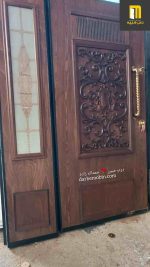 درب ضدسرقت (لابی) شیشه خور راش کد 154 - Image 2
