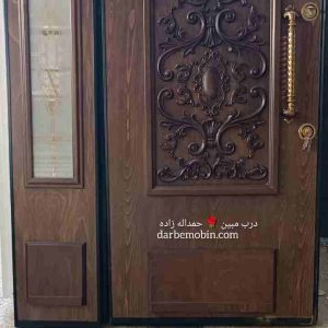 درب ضدسرقت (لابی) شیشه خور راش کد 154