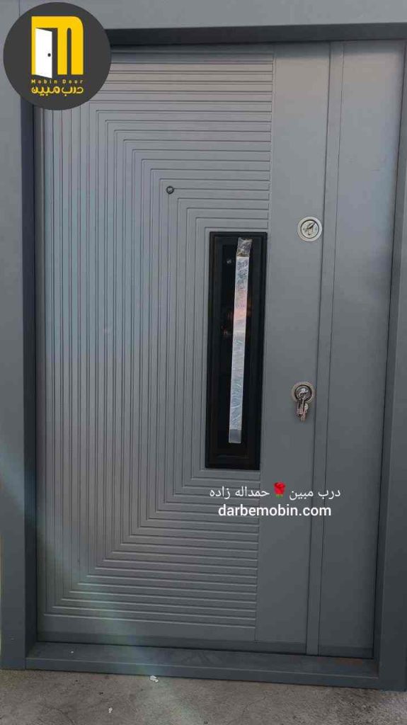 درب ضدسرقت راشین (لابی) یکونیم لنگه رنگ CNC