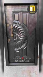درب ضدسرقت روی فلزی پشت CNC کد 182