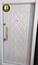 درب ضدسرقت قاب دار لوزی PVC پشت PVC CNC
