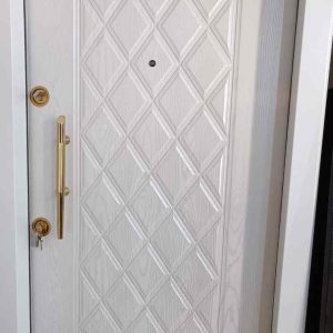 درب ضدسرقت قاب دار لوزی PVC پشت PVC CNC