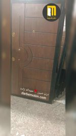 درب ضدسرقت راش CNC رنگ پشت CNC رنگ - Image 2
