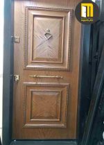 درب ضدسرقت بلوط  دوقاب جناقی