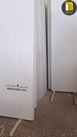 درب اتاق خواب درب سرویس درب 5میل و 8میل CNC PVC  سی ان سی پی وی سی