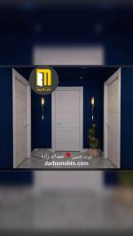 درب اتاق خواب درب سرویس درب 5میل و 8میل CNC PVC  سی ان سی پی وی سی