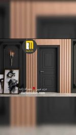 درب اتاق خواب درب سرویس درب 5میل و 8میل CNC PVC  سی ان سی پی وی سی