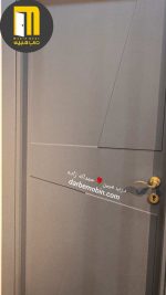 درب اتاق خواب درب سرویس درب 5میل و 8میل CNC PVC  سی ان سی پی وی سی - Image 2