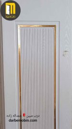درب استیل دار  CNC رنگ و پی وی سی /استیل خور / 5میل و 8 میل - Image 2