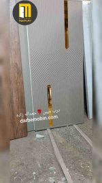 درب استیل دار CNC رنگ و پی وی سی /استیل خور / 5میل و 8 میل - Image 2
