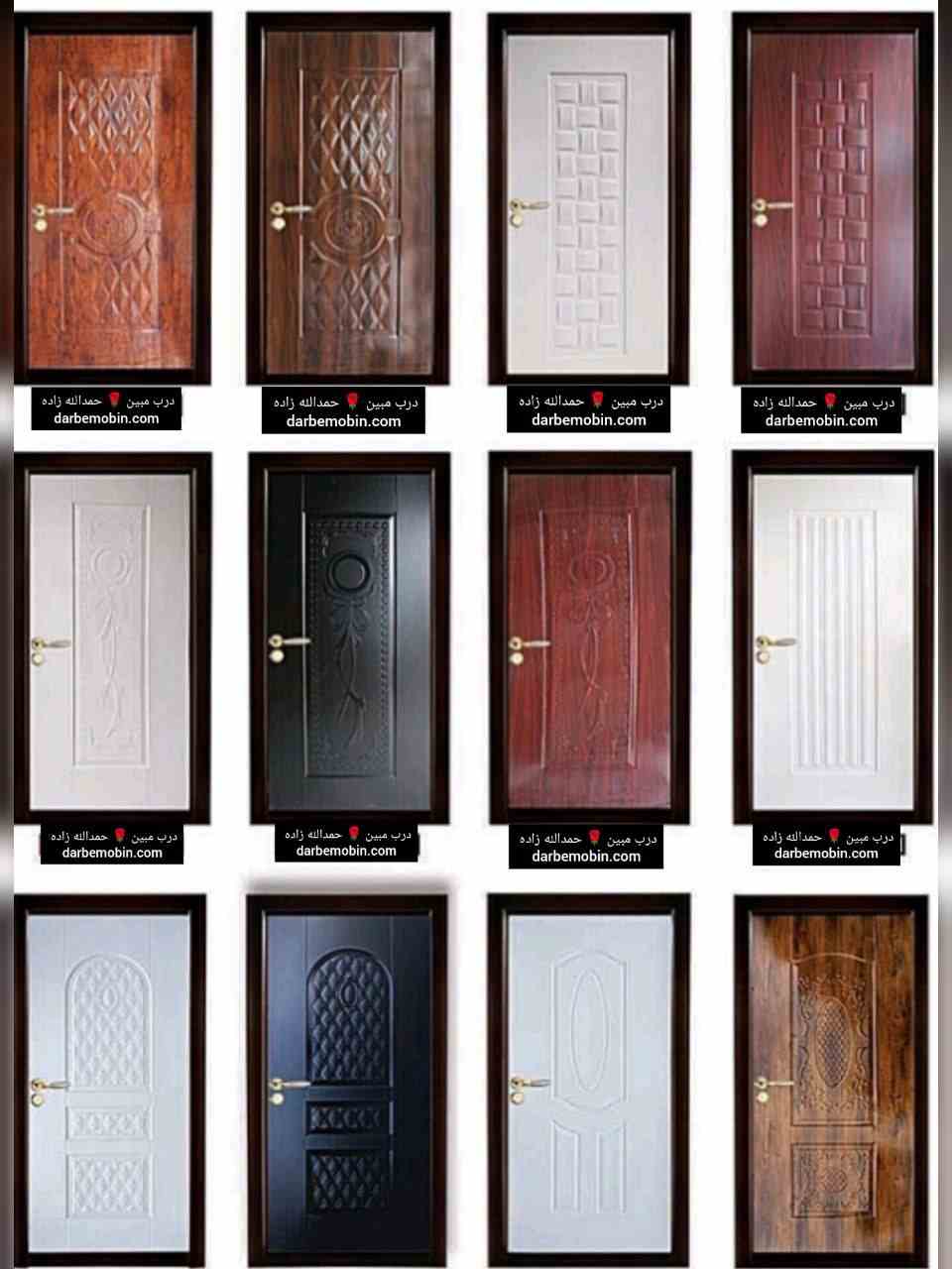 درب اتاقی ملامینه HPL کد 502
