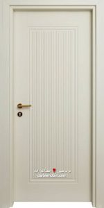 درب اتاق خواب جدید مدرن 5میل و 8میل CNC PVC پی وی سی کد 491 - Image 2