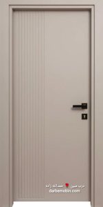 درب اتاق خواب جدید مدرن 5میل و 8میل CNC PVC پی وی سی کد 474 - Image 2
