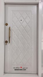 درب ضدسرقت سفید CNC PVC جدید - Image 2