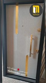 درب ضدسرقت PVC استیل خور و CNC - Image 2