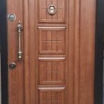 درب ضدسرقت تک قاب چهار قاب مربع راش برجسته جدید کد 876