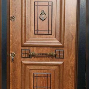 درب ضدسرقت آبنوس راش برجسته جدید کد 874