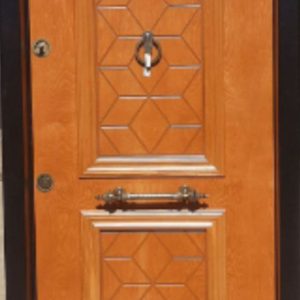 درب ضدسرقت دوقاب راشcnc برجسته جدید کد 872