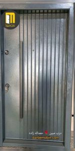 درب ضدسرقت روی فلز خط عمودی مدرن جدید کد 836