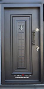 درب ضدسرقت روی فلز ونوس مشکی جدید کد 820
