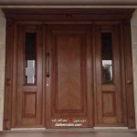 درب لابی مدرن راش درب ضدسرقت لابی سه لنگه جدید کد 694
