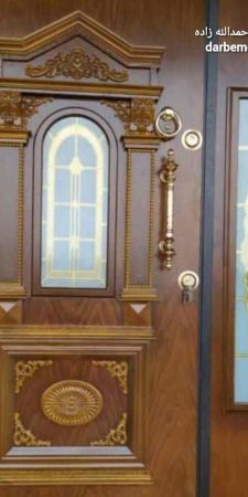 درب لابی مدرن راش درب ضدسرقت لابی یکونیم لنگه جدید کد 688