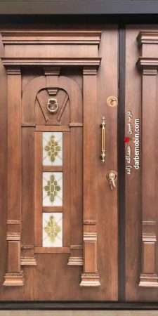درب لابی مدرن راش درب ضدسرقت لابی یکونیم لنگه جدید کد 684