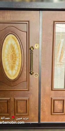 درب لابی مدرن راش درب ضدسرقت لابی جدید یکونیم لنگه کد 682