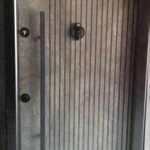 درب ضدسرقت مدرن شیاری PVC CNC رنگ سی ان سی رنگ جدید کد 652