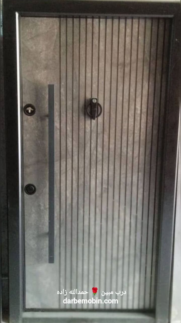 درب ضدسرقت مدرن شیاری PVC CNC رنگ سی ان سی رنگ جدید کد 652