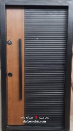 درب ضدسرقت مدرن ترکیبی راش CNC رنگ سی ان سی رنگ جدید کد 650 - Image 2