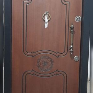 درب ضدسرقت راش مدرن دوقاب CNC رنگ سی ان سی رنگ جدید کد 648