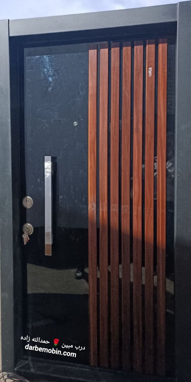 درب ضدسرقت تمام نما شیشه خور جدید کد 570