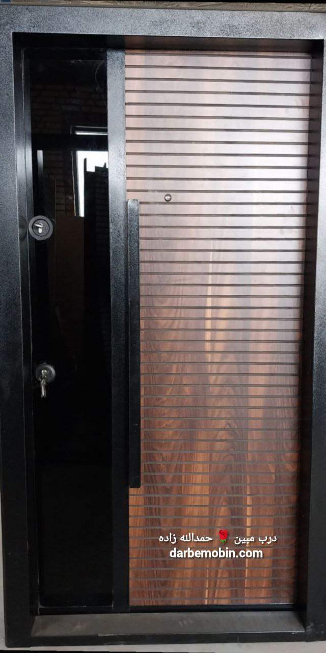 درب ضدسرقت لامینوکس شیشه خور جدید کد 550