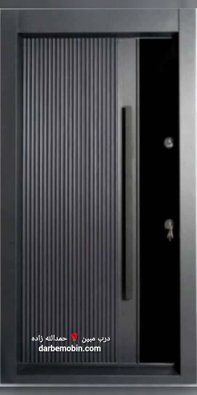 درب ضدسرقت شیشه خور CNC رنگ سی ان سی کد 548