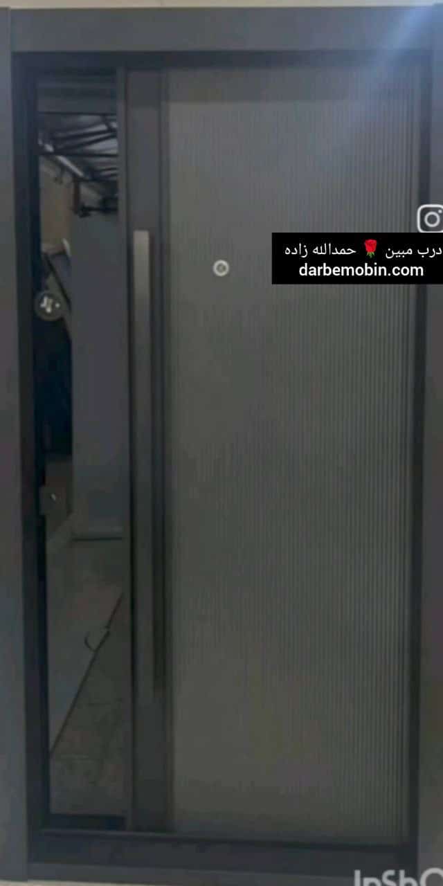 درب ضدسرقت شیشه خور سی ان سی رنگ CNC کد 528