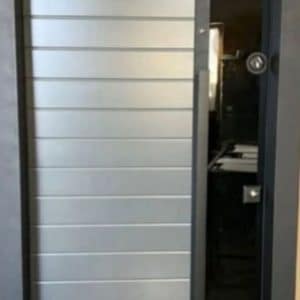 درب ضدسرقت سی ان سی CNC رنگ شیشه خور کد 522