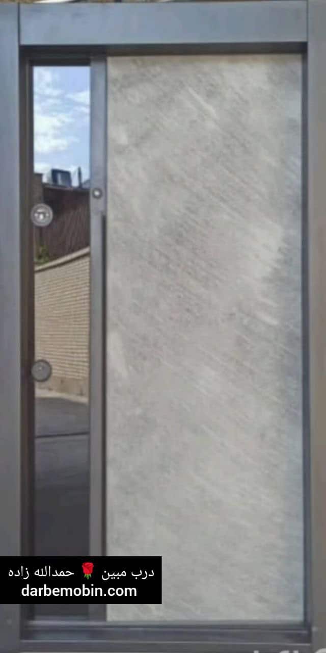 درب ضدسرقت بتن شیشه خور کد 518