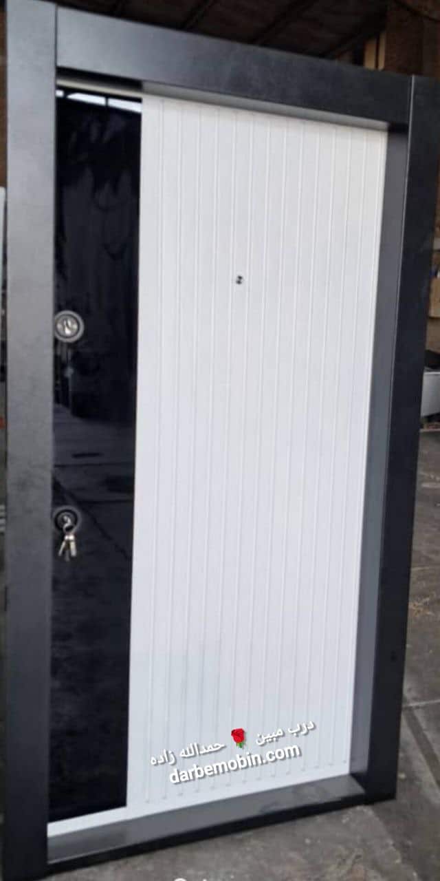 درب ضدسرقت شیشه خور سی ان سی رنگ کد 506